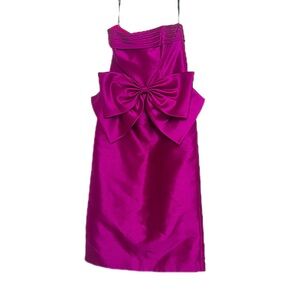 NEVER WORN NWT Zac Posen fuchsia strapless dress, size 4 (S)